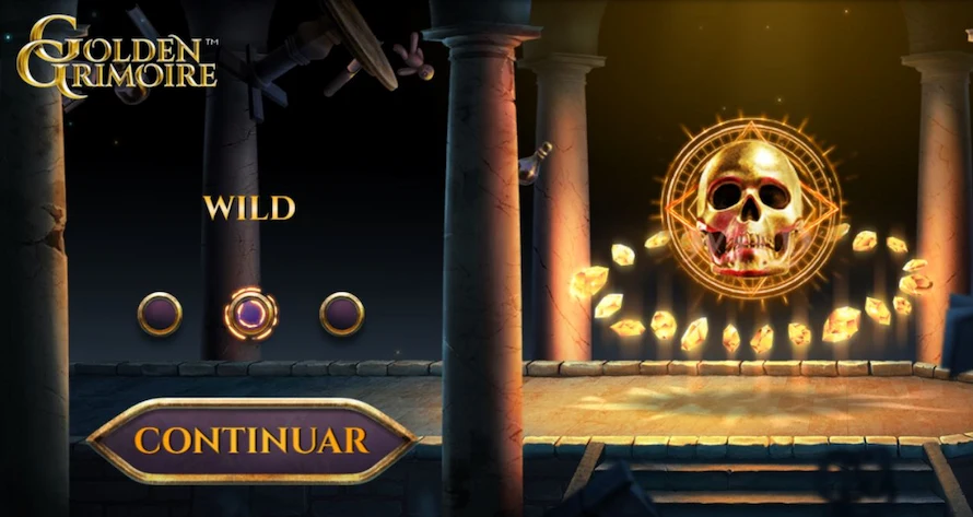 Golden Grimoire -kolikkopelin wild