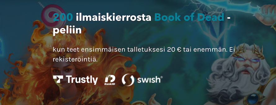 Lucky Days Casino lahjoittaa ilmaiskierroksia ensitalletuksella