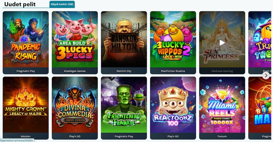 Lucky Days Casinon uudet pelit, mukaan lukien Reactoonz 100