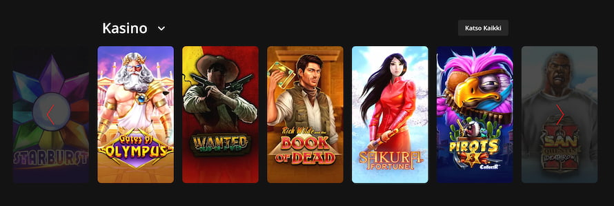 ibet kasinopeleistä löytyvät niin sakura fortune kuin megaburst