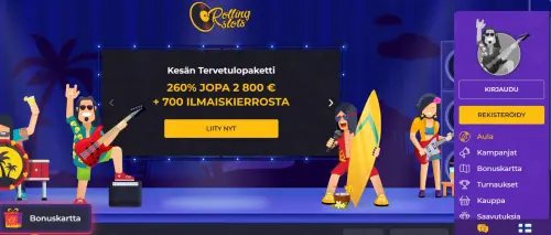 rolling slots etusivu