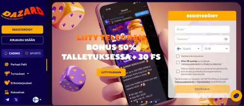 Dazard casino etusivu