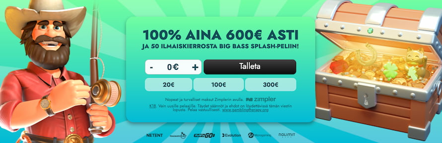 Flaksi Kasino ensitalletusbonus
