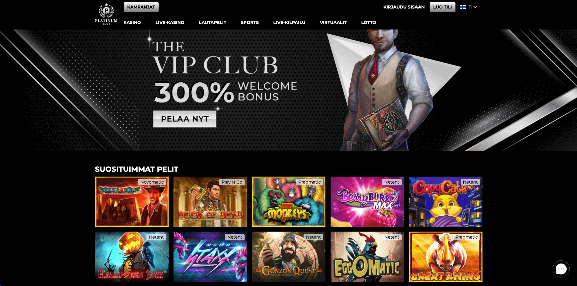 Platinum Club Vip Casino