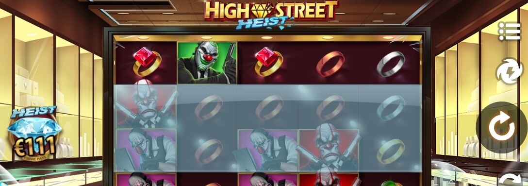 High Street Heist -symboleihin kuuluu sormuksia
