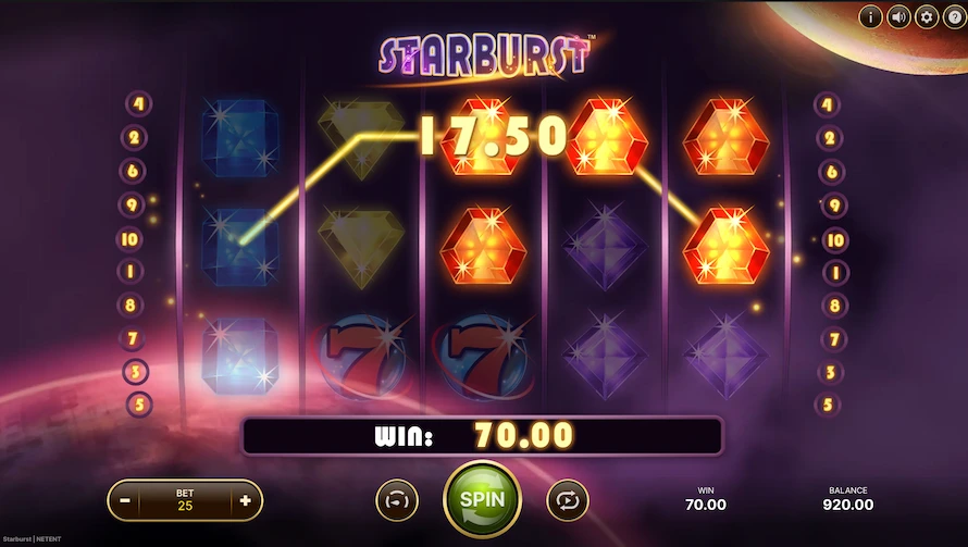 Starburst-pelissä voittaminen