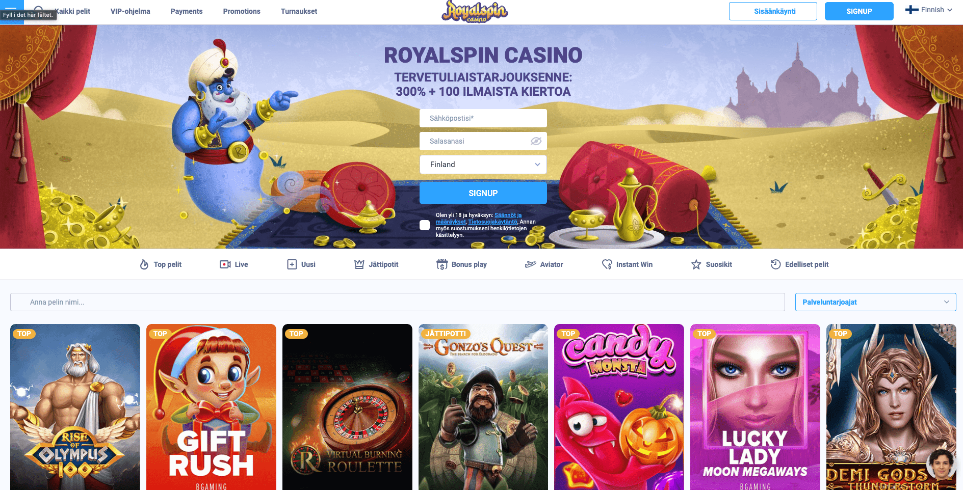 royalspin casino