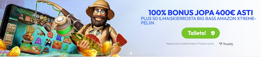 Lempi Kasinolla uusille pelaajille luvassa talletusbonus ja ilmaiskierroksia.