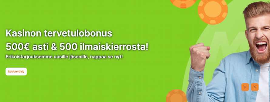 MaxxWin Casinon tervetuliaisbonus ilahduttaa