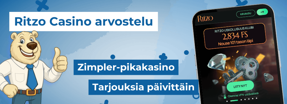 Ritzo Casino arvostelu ja kokemukset