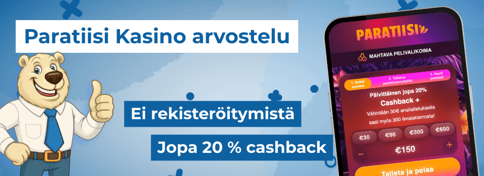 Paratiisi Kasino kokemuksia ja arvostelu