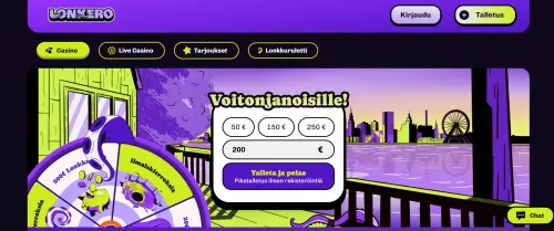 lonkero kasino etusivu