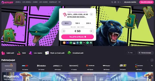 HotLoot kasinon etusivu