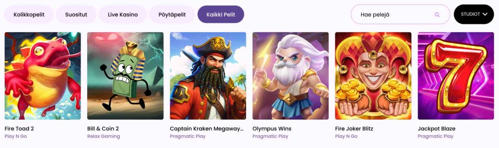 Rullat kasinopelit