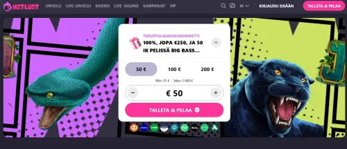 hotloot etusivu