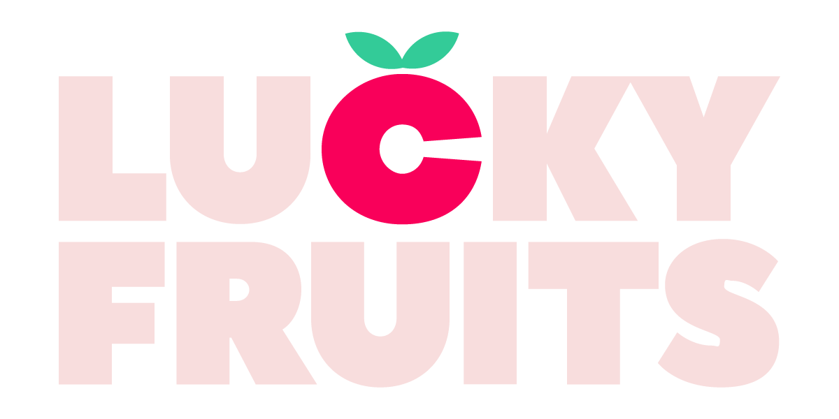 Lucky fruits Casinon logo sisältää omenan