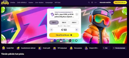 Casino Loots etusivu