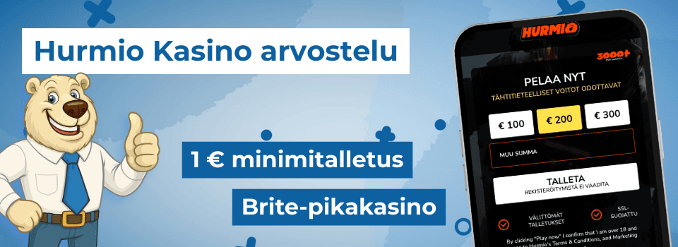 hurmio kasino arvostelu ja kokemuksia