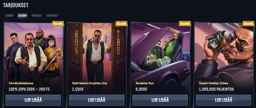 Mafia Casino bonus