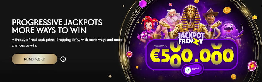 Djack Casinon progressiiviset jackpotit jaossa Jackpot Frenzy -kampanjassa