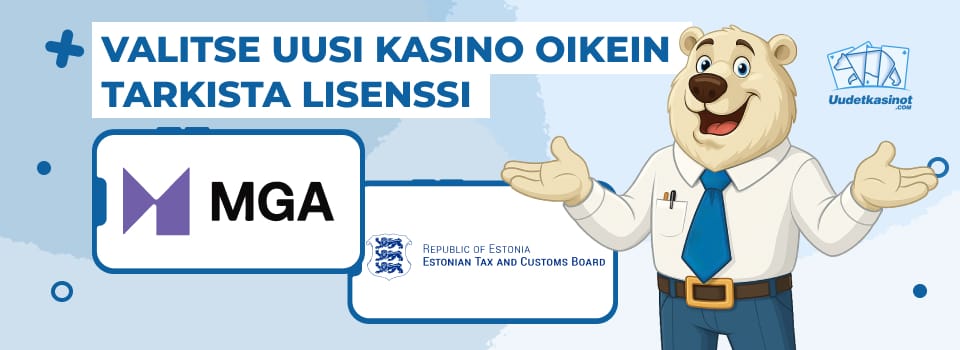 uudet kasinot ja niiden luotettavat lisenssit
