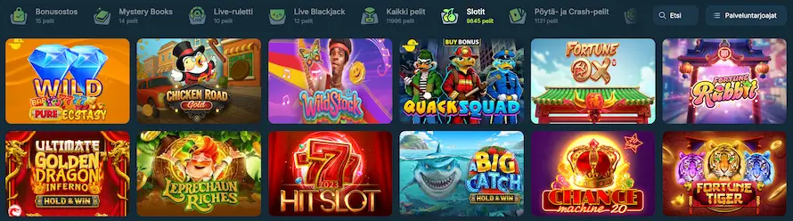 Lolo Casinon kolikkopelit