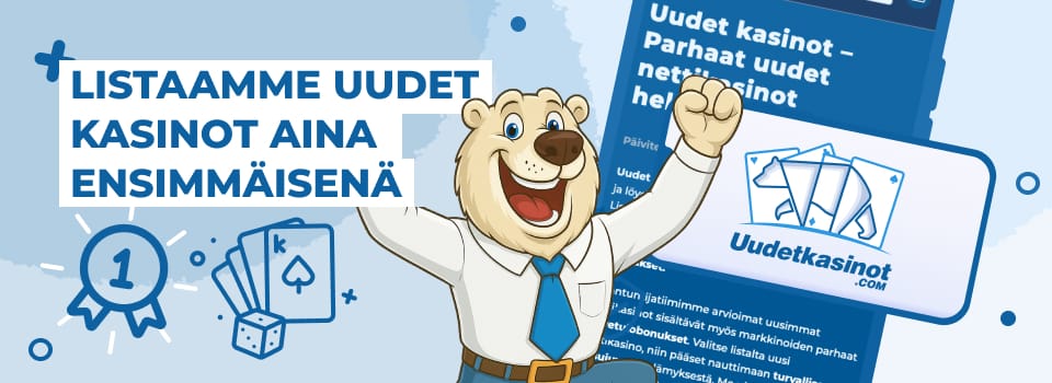 uudet kasinot listattuna ennen muita