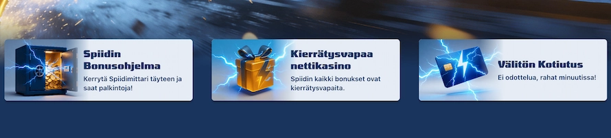 Spiidi Kasinon bonukset ovat kierrätysvapaita