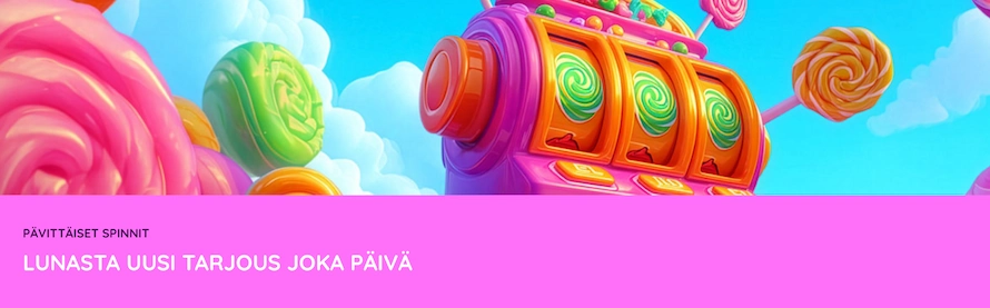Tikkari Kasino jakaa päivittäisiä spinnejä