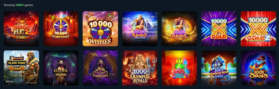 Betportal Casino käsittää lähes 14 000 peliä