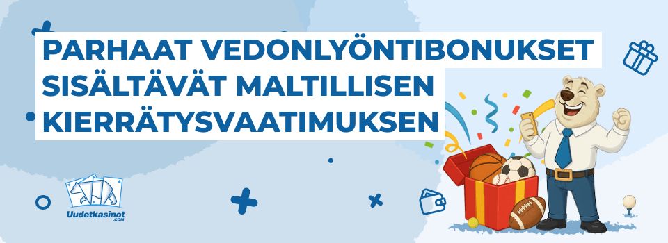 parhaat vedonlyöntibonukset