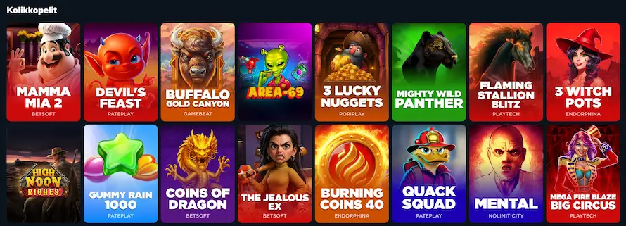 LuckLeopard Casinon kolikkopelejä ovat niin Mamma Mia 2 kuin The Jealous Ex.