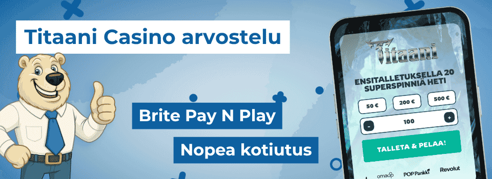 Titaani Casino on Brite-pikakasino nopeilla kotiutuksilla