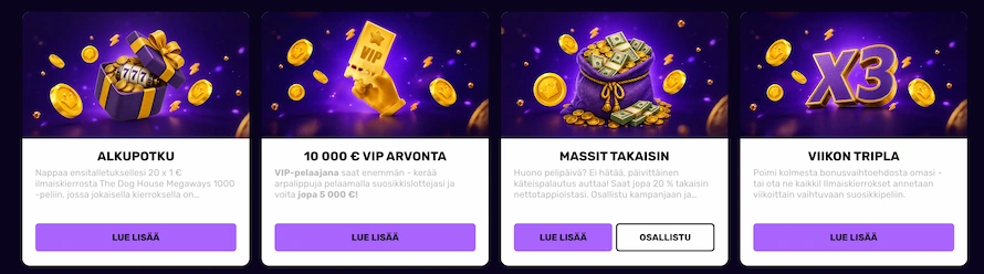 Muhkee Casinon kampanjat