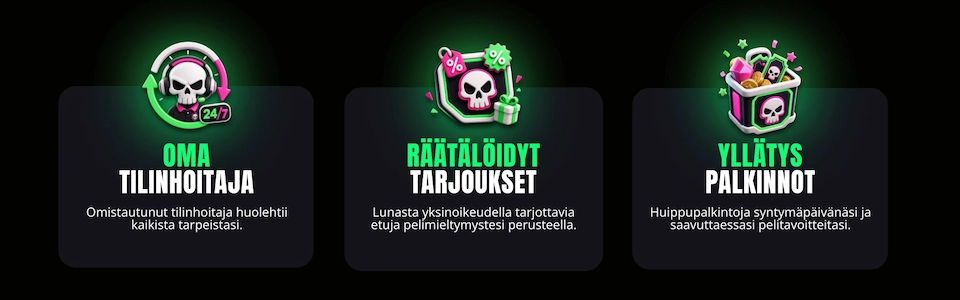 SpinSkull Casinon VIP-ohjelman edut
