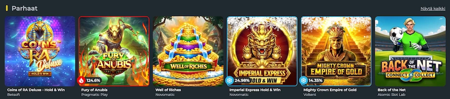 777Vault Casinon parhaita pelejä