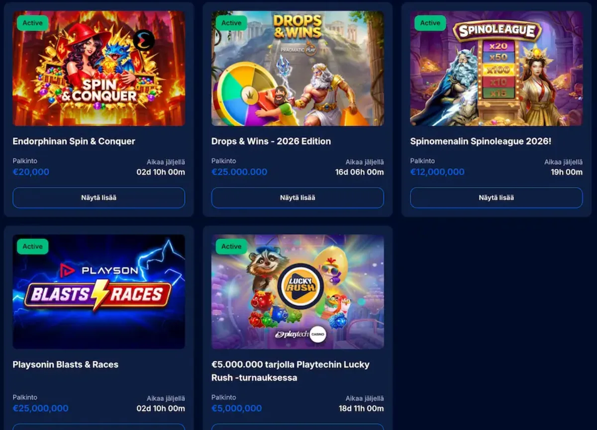 LunaLoots Casinon tervetulobonus