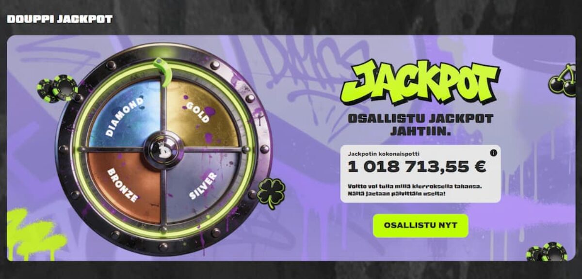 Jackpot Douppi Casinolla