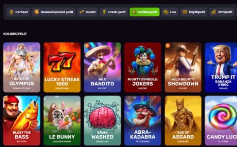 Drakaris Casinon pelvalikoimaa
