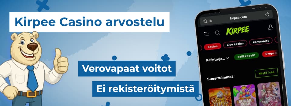 Kirpee Casino kokemuksia ja tietoa pelaajille