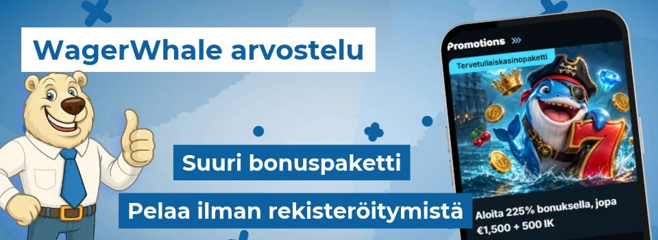WagerWhale Casinon bannerikuva