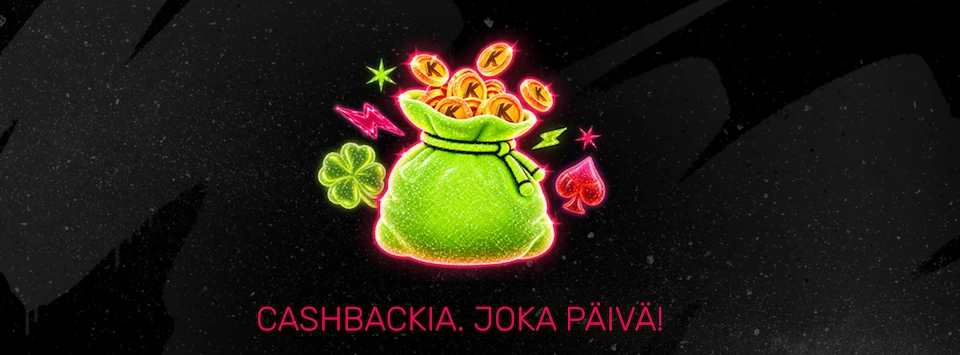 Kirpee Casino tarjoaa päivittäistä käteispalautusta