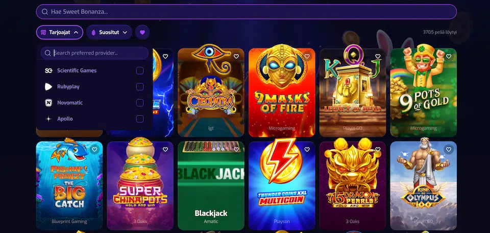 Trixino Casino pelihaku